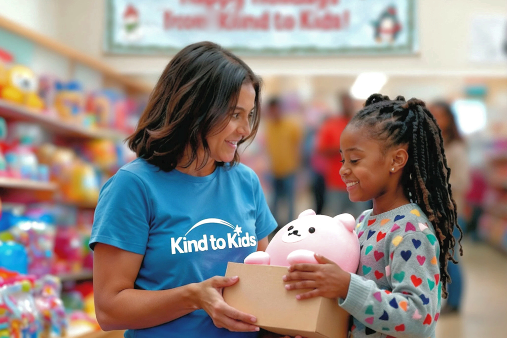 Holiday gift for a girl in foster care